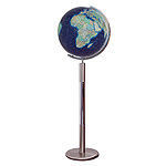 Variante des Artikels Duo Azzurro Globus mit einem Fu aus Edelstahl